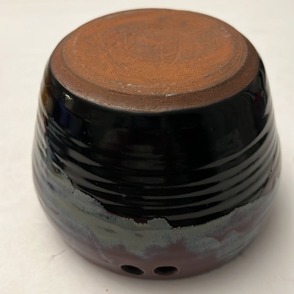 Hand Made Chopstick Pottery Bowl Beautiful Glaze - Picture 6 of 8